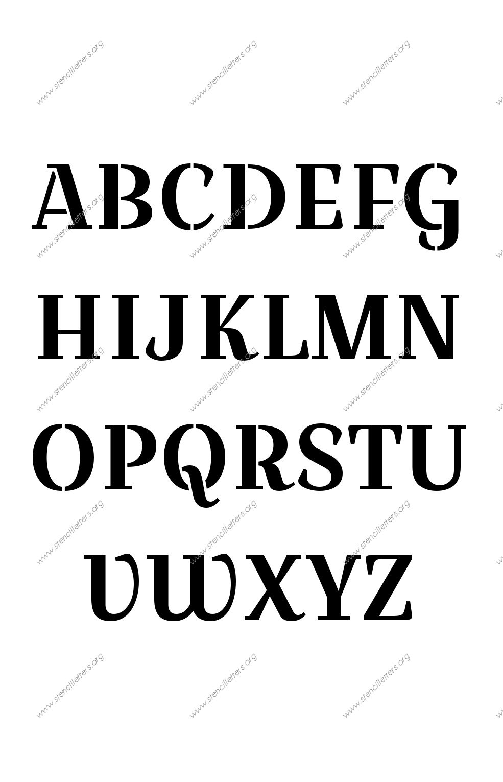 Wedding Script Custom Made to Order Stencil