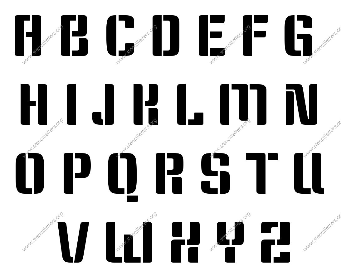 Stylish Modern Custom Made to Order Stencil
